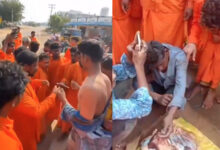 Jagtial father son beaten by Hindu devotees for selling beef on Hanuman Jayanti