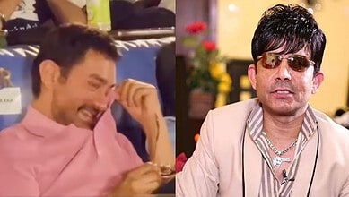 KRK criticises Aamir Khan, calling his film a 'wahiyat' drama in a viral video.