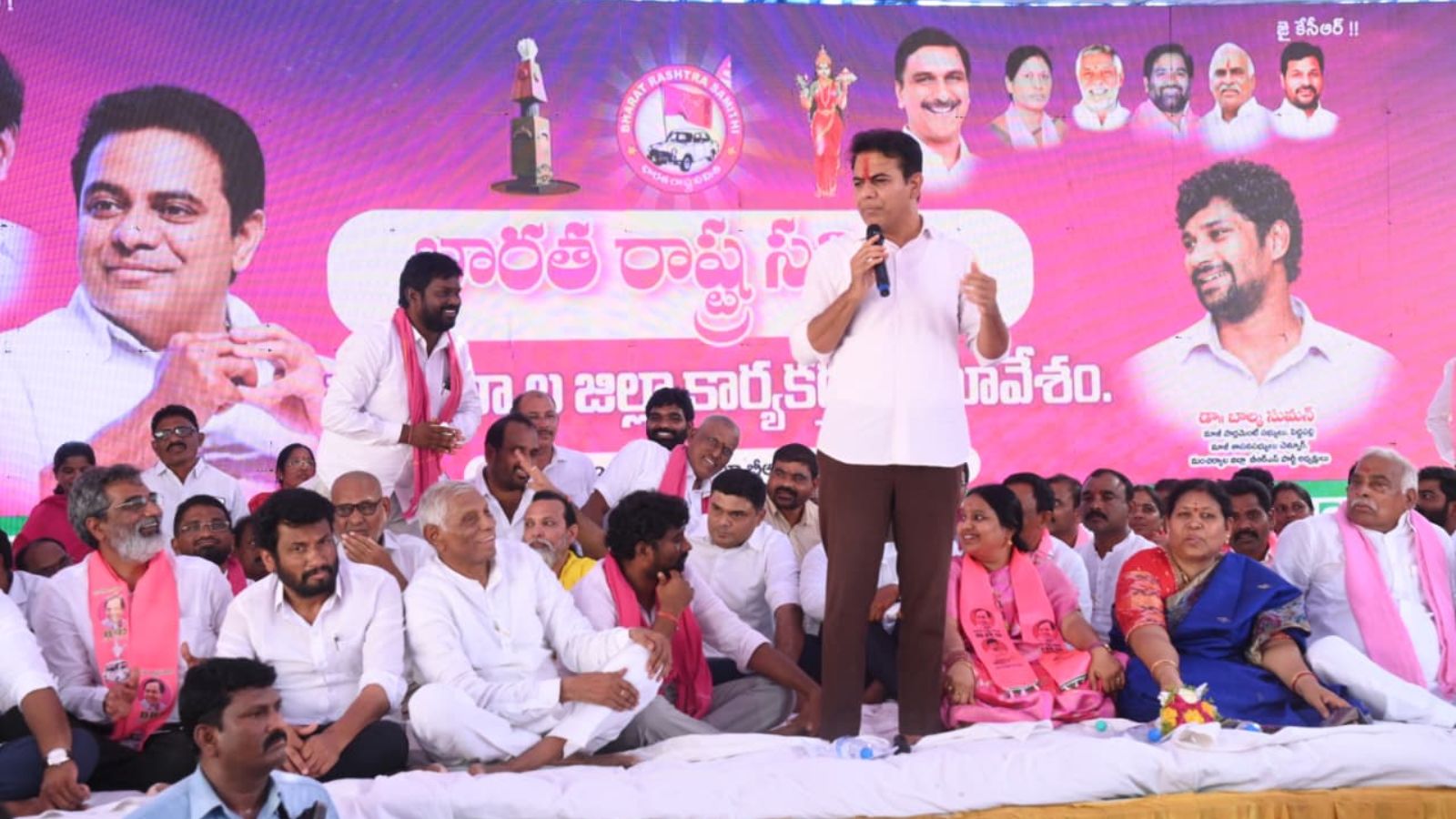Bharat Rashtra Samithi (BRS) working president KT Rama Rao