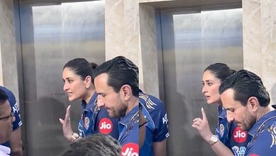 Kareena Kapoor caught in a crowd frenzy at IPL, visibly upset and losing her calm amidst fans and media.