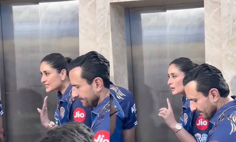 Kareena Kapoor caught in a crowd frenzy at IPL, visibly upset and losing her calm amidst fans and media.