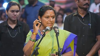 Kavitha announces new TRS party in Telangana amid political changes.