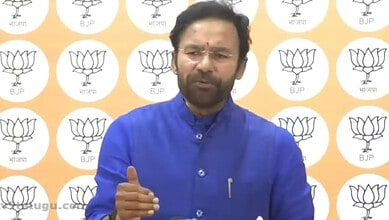 Union minister condemns Telangana CM's 'hybrid model' as anti-Ambedkar in a press conference.
