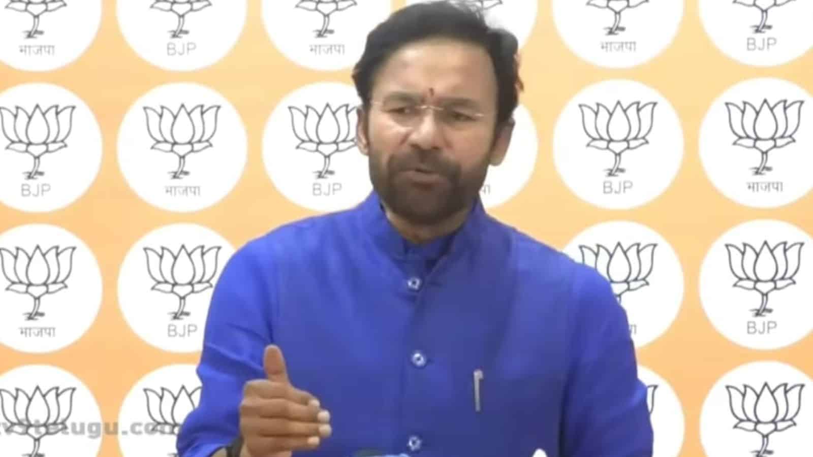 Union minister condemns Telangana CM's 'hybrid model' as anti-Ambedkar in a press conference.