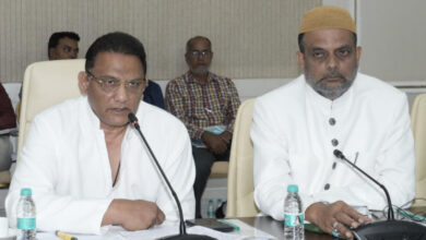 High-level review meeting at the Secretariat on April 22.