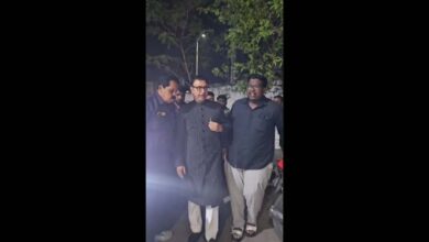 Amjed Ullah Khan at the LB Nagar Police station