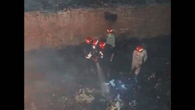 Young firefighters battling blaze in a residential area after tragic fire incident.