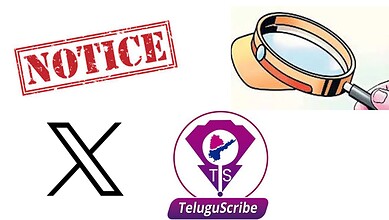 Telangana police's intelligence department sends notice to X Corp seeking information on X handle @TeluguScribe on April 18, 2026.