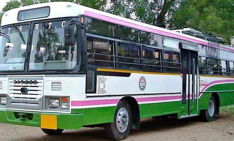 RTC bus involved in Hyderabad water tanker collision, causing injuries.