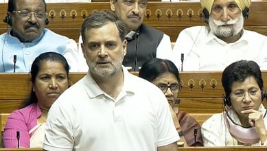 Prime Minister Modi speaking to MPs on women's reservation in Parliament.
