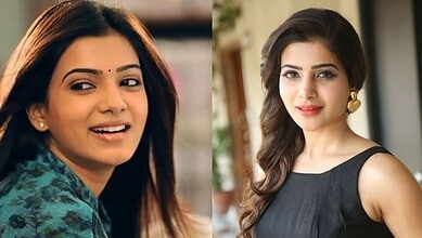 Portrait of Samantha with a confident smile, showcasing her elegant style and personality.