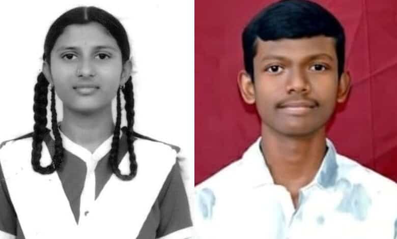 The top ten rankers among the TGTWREIS students secured between 579 and 587 marks out of 600 in the SSC 2026 exams held in March 2026.