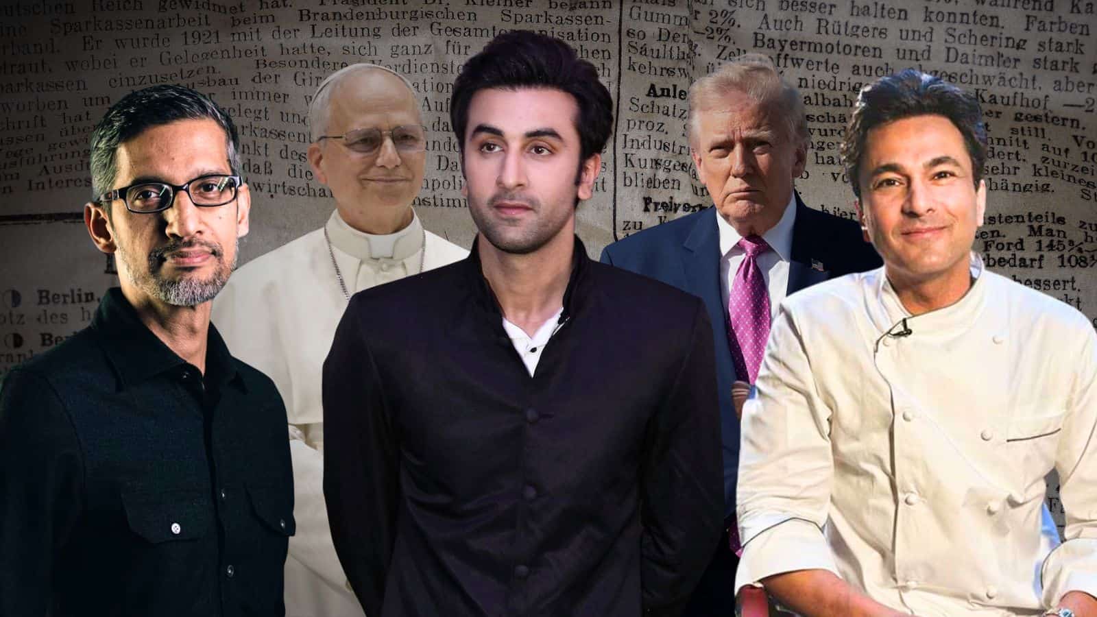 Sundar Pichai, Vikas Khanna, and Ranbir Kapoor featured in TIME's 100 influential people list.