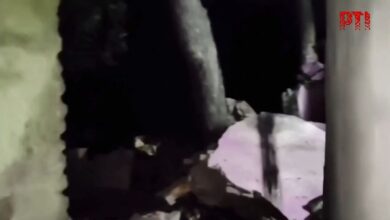 A house caved in in Jharkhand's Dhanbad