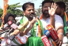 Telangana CM A Revanth Reddy holds a road show in Kerala