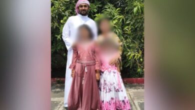 Azharuddin with his family