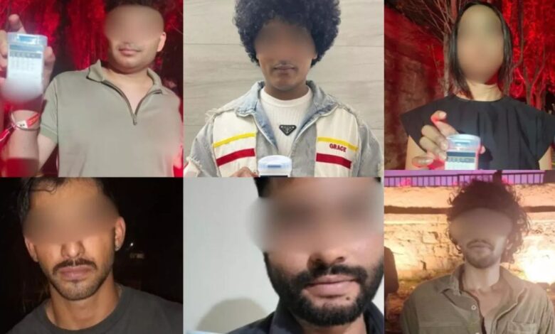 Drug party busted at Taramati Baradari Resort; six test positive