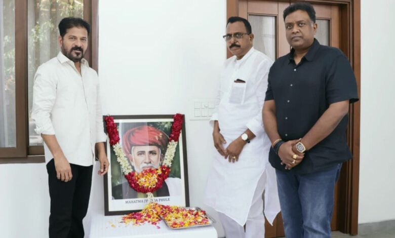 CM Revanth Reddy pays tribute to Jyotirao Phule