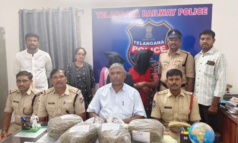 Two women held with 7.8 kg ganja at Secunderabad Railway Station