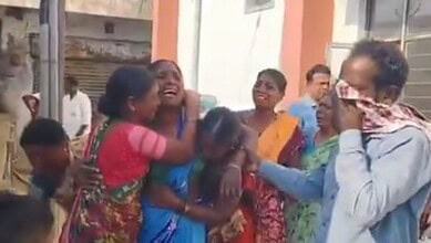 Family mourns the death of a student in Kamareddy