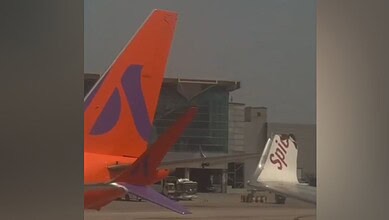 Akasa Air and SpiceJet aircrafts damaged after contact at Delhi airport, DGCA investigates.