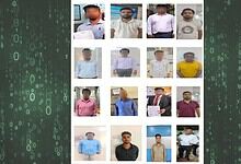 Group of cybercrime suspects detained by Hyderabad police in connection with Rs150 crore fraud.