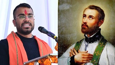 Hindu leader criticises St Xavier, calling him a terrorist; Goa Congress demands action.