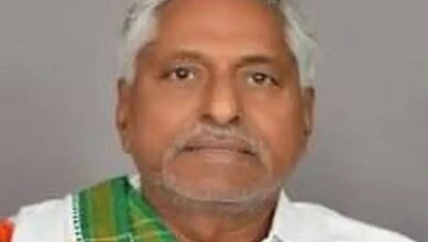 Telangana politician Jeevan Reddy joins BRS in Jagtial, Telangana, amid political developments.