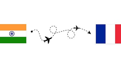 India and France travel