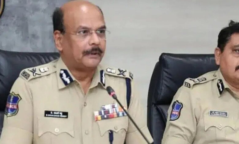 Senior police officer Shivadhar Reddy in uniform during his retirement ceremony.