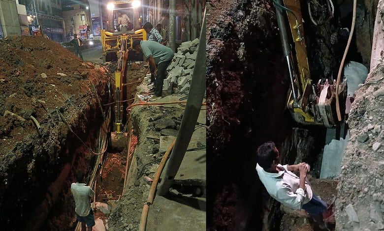 Hyderabad: After years of overflow problems in Yousufguda, sewer upgrade begins