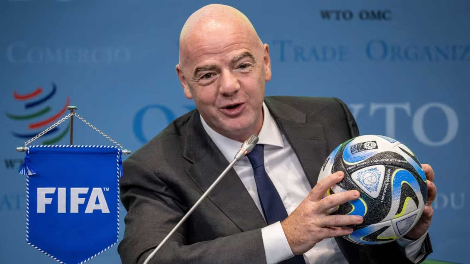 FIFA President Infantino speaks about Iran's assured participation in the upcoming World Cup despite ongo.