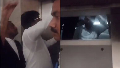 Advocates trapped between floors in a court lift during a power outage in Vijayawada. Emergency rescue un.