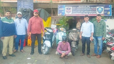Hyderabad Rapido driver held for bike thefts