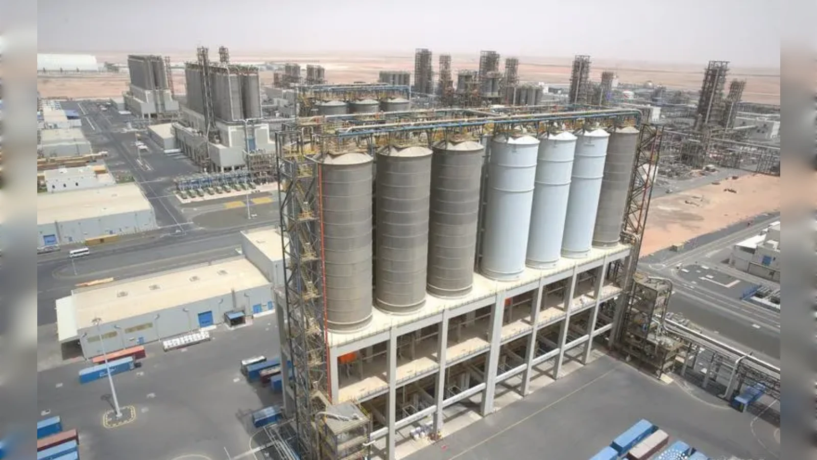 Borouge petrochemical plant at Ruwais Industrial Complex in Abu Dhabi.