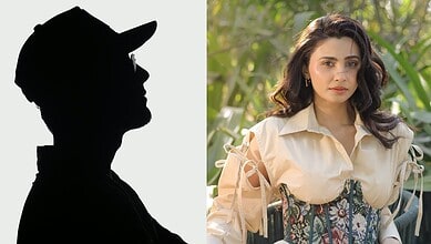 Silhouette of a man wearing a cap, facing left, with a blurred background.