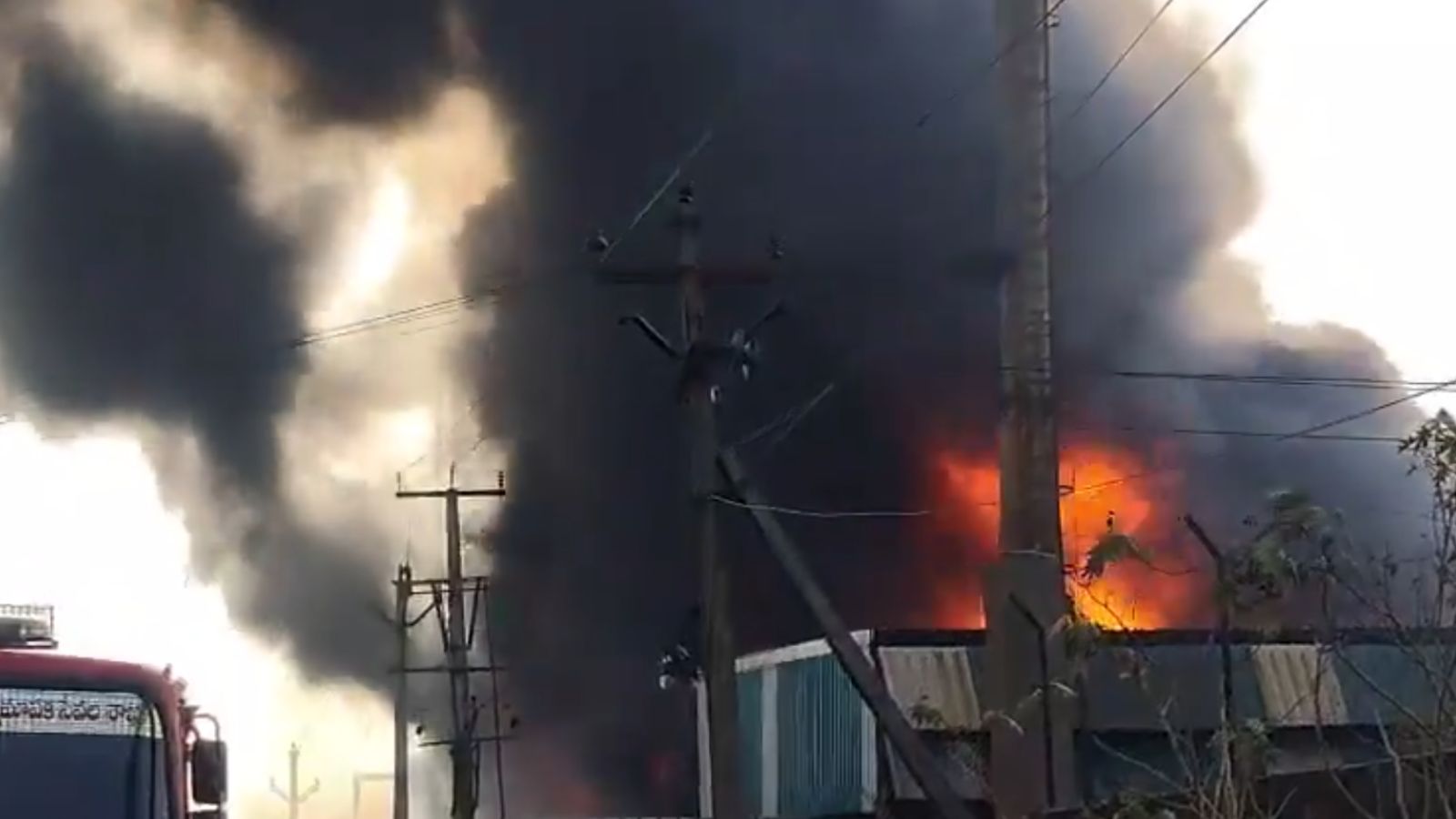 Fire at chemical factory in Sangareddy