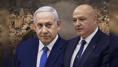 Composite image of Lebanon’s President Joseph Aoun (right) and Israel’s Prime Minister Benjamin Netanyahu (left).