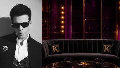 Karan Johar appears on Koffee with Karan Season 9, attracting attention from fans and netizens.