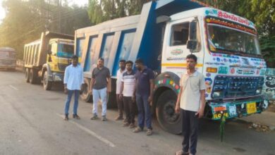 Illegal sand smuggling busted in Khammam