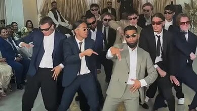 Quick Style dance troupe performing energetic routines at an event in Hyderabad.