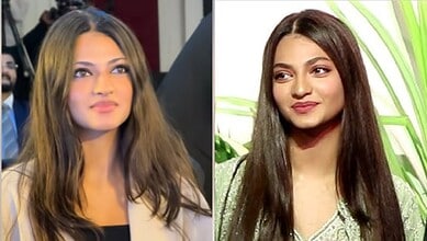 Shora Siddiqui, young woman with long dark hair, smiling, in a casual setting.