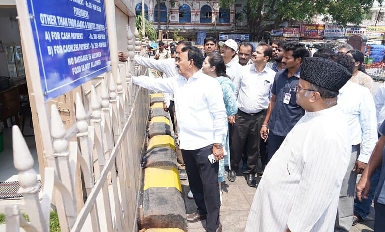 Telangana Tourism and Culture Minister Jupally Krishna Rao tours historical sites in Hyderabad with local MLAs