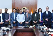 A high-level delegation from the US-India Strategic Partnership Forum met Telangana Chief Secretary K Ramakrishna Rao at the Secretariat on Tuesday, April 7.