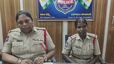 Two women police officers in Telangana accused of accepting a Rs 40,000 bribe. The incident highlights co.