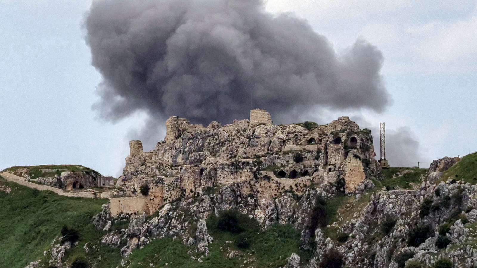 Crusader-era built Beaufort Castle in Lebanon