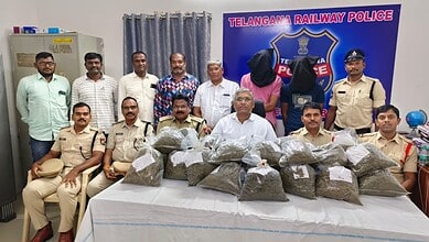 Interstate ganja smuggling network busted in Secunderabad; 2 arrested