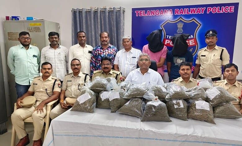 Interstate ganja smuggling network busted in Secunderabad; 2 arrested