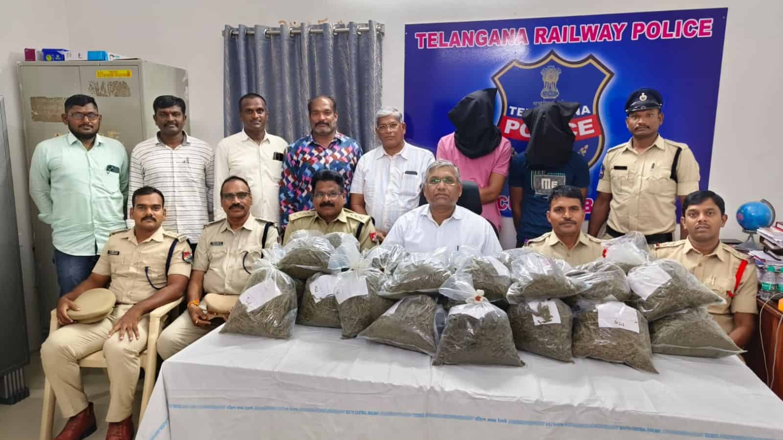 Interstate ganja smuggling network busted in Secunderabad; 2 arrested