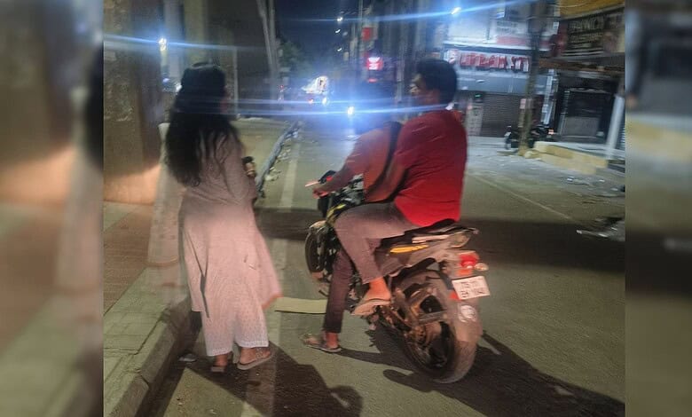 Hyderabad IPS officer harassed by men during a midnight operation.